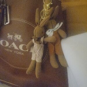 RABBIT BAG CHARM KEYCHAIN PURSE ONLY